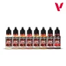 Vallejo Paint Set: Skin Tones (8 pcs)