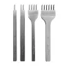 Loch- und Nahtstecher-Set für Leder 4 mm