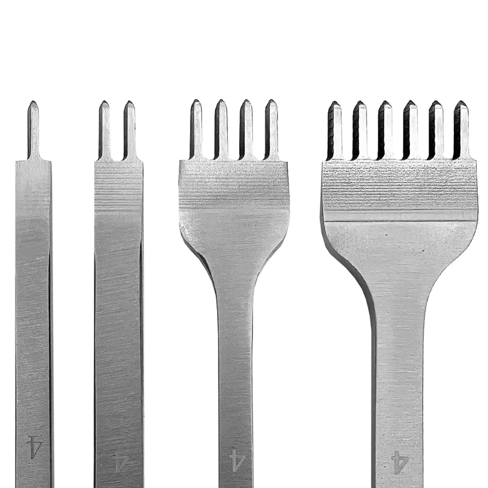 Loch- und Nahtstecher-Set für Leder 4 mm