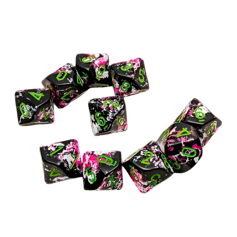 Brush d10 Dice Set - Paintball (10 pcs)