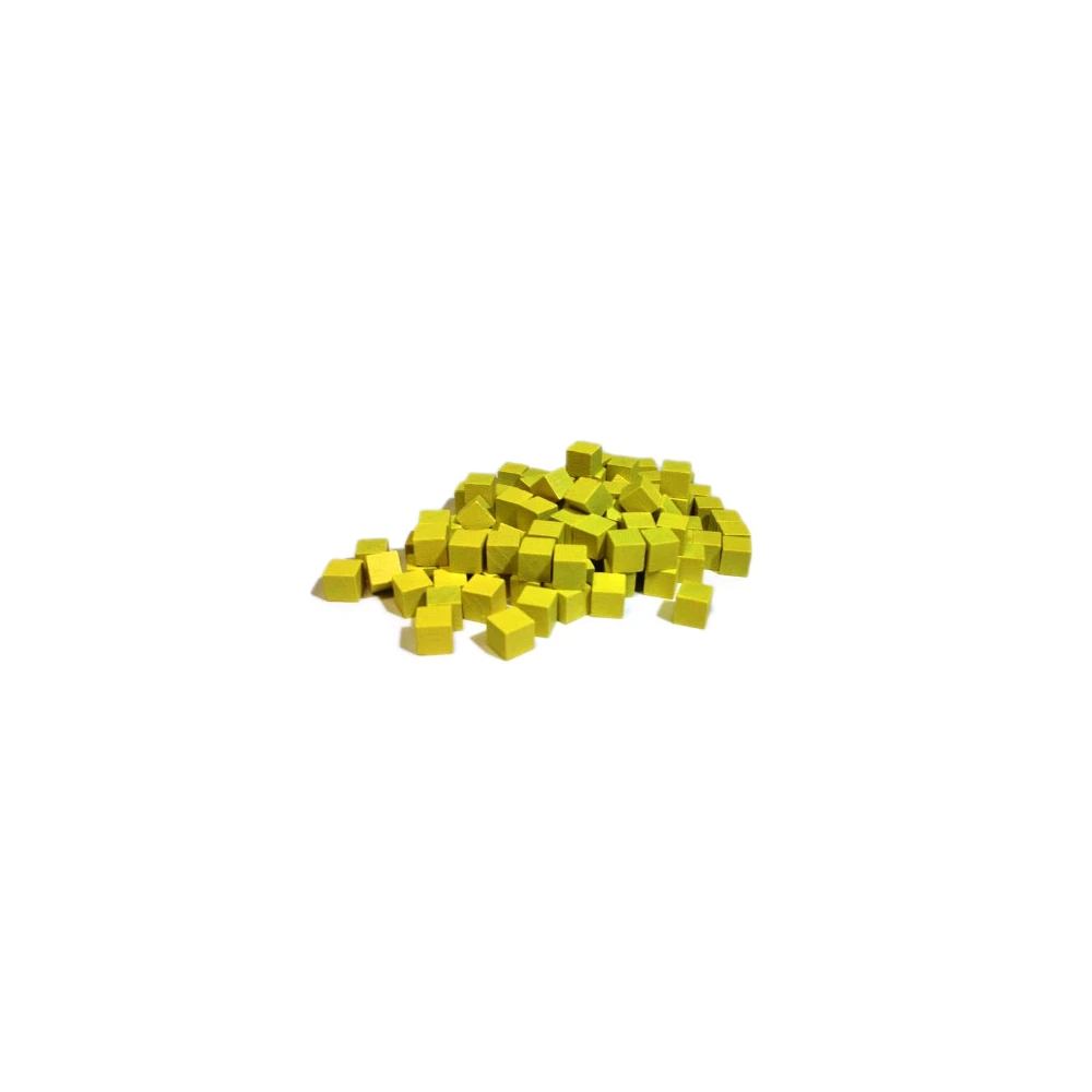Sada dřevěných kostiček 10 mm - 20 ks