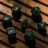 Elven Dice Set - Glow in the Dark
