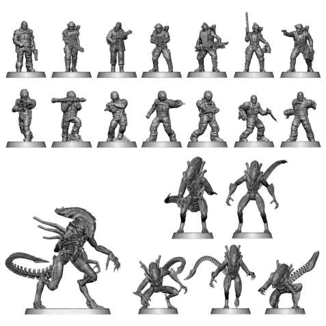 Sada figúrok Alien RPG - Operation Leading Edge