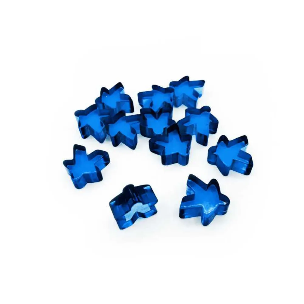 Meeple figure set - transparent