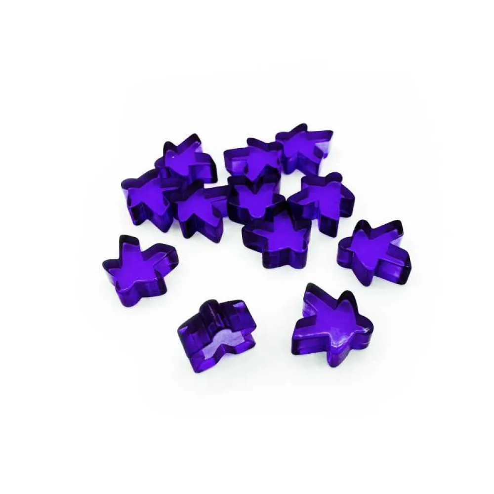 Meeple figure set - transparent