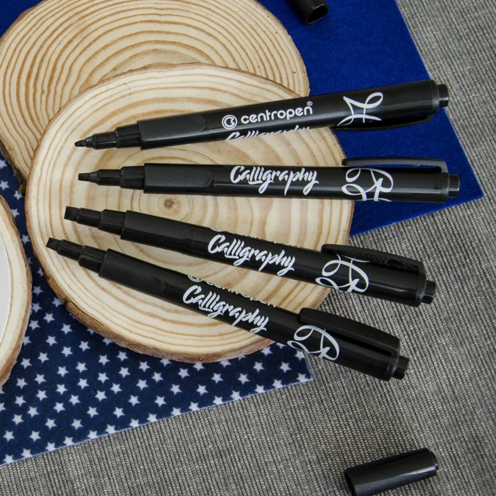 Centropen Calligraphy Marker Set (4 pcs)