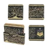 Harry Potter Kork-Untersetzer-Set - Haus Black (4 Stk.)