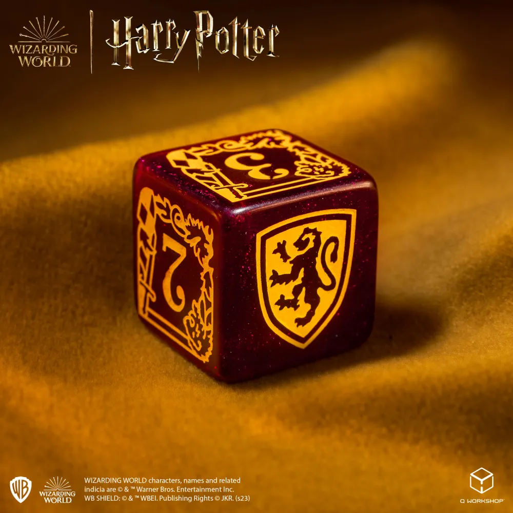 Harry Potter Dice Set and Pouch - Gryffindor