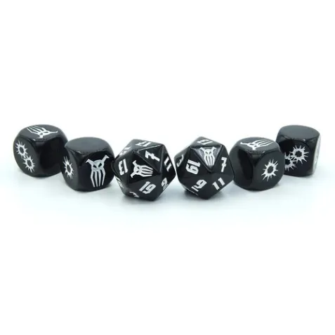 Achtung! Cthulhu 2d20 Dice Set - Black Sun