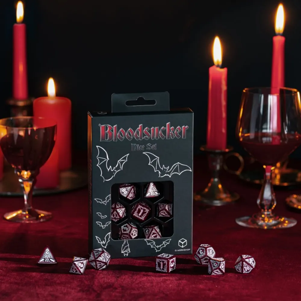 Bloodsucker Dice Set - Blood Ruby
