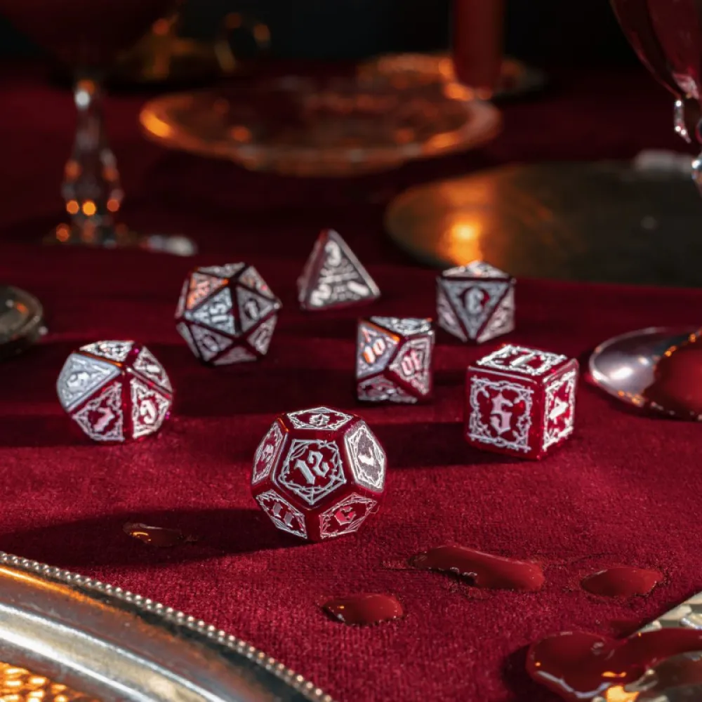 Bloodsucker Dice Set - Blood Ruby