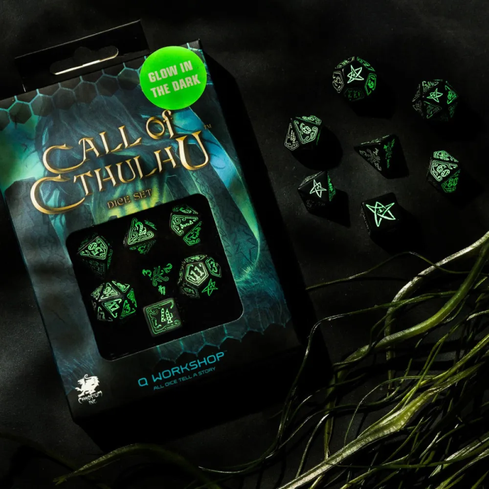 Call of Cthulhu Dice Set - Glow in the Dark