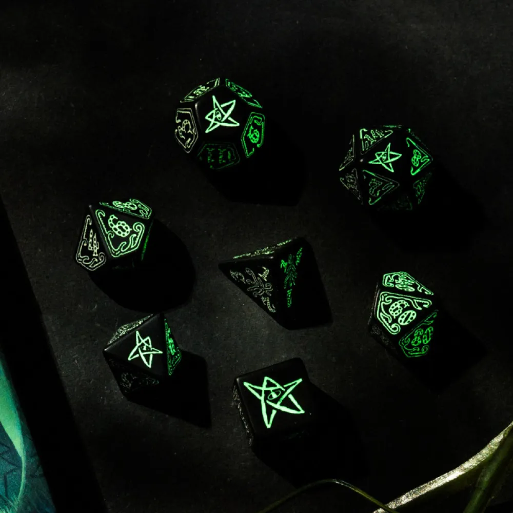 Call of Cthulhu Dice Set - Glow in the Dark