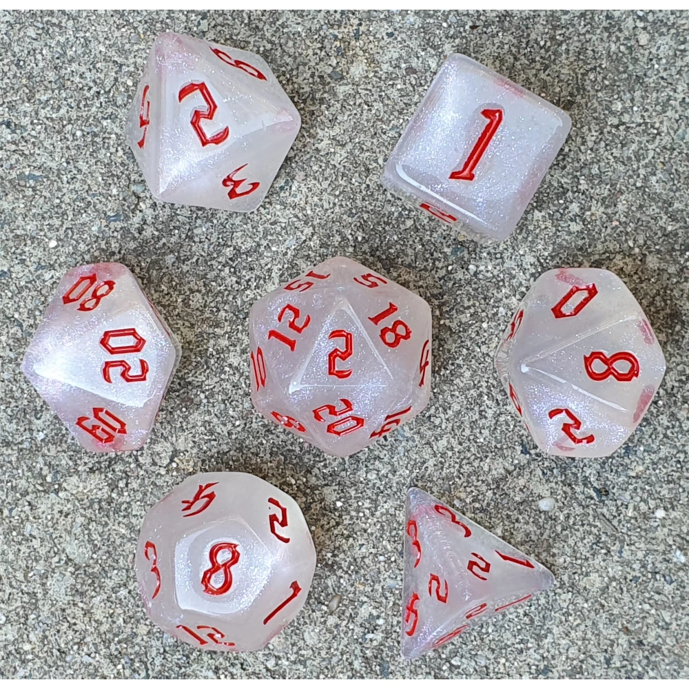 Dice Set - Chaos, red