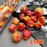 DCC RPG Dice Set - Fire
