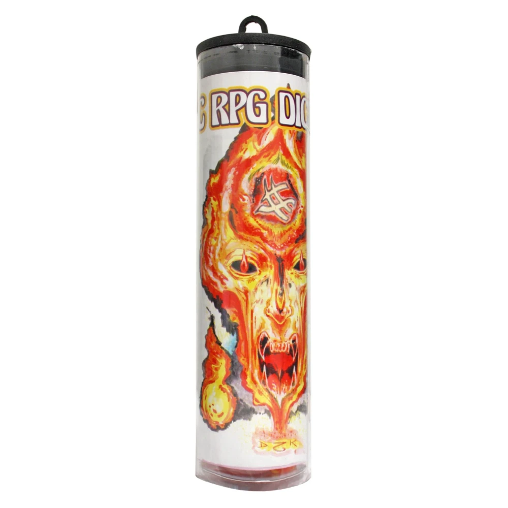 DCC RPG Dice Set - Fire