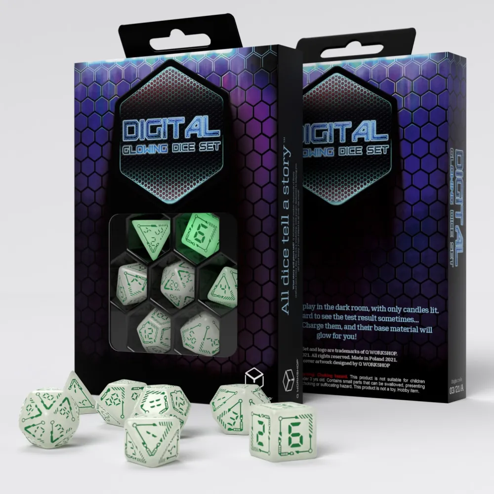 Dice Set - Digital Glowing