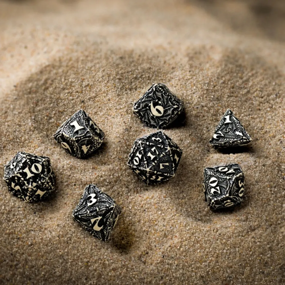 Dracopolis Dice Set - Hebridean Black