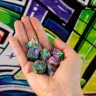Dice Set: Full Art Dice Set - Graffiti