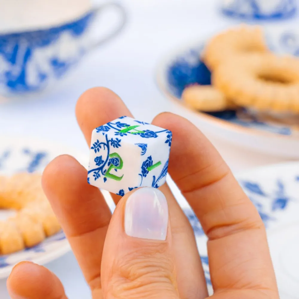 Dice Set: Full Art Dice Set - Porcelain