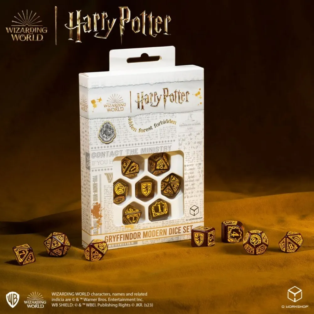 Harry Potter Dice Set - Gryffindor