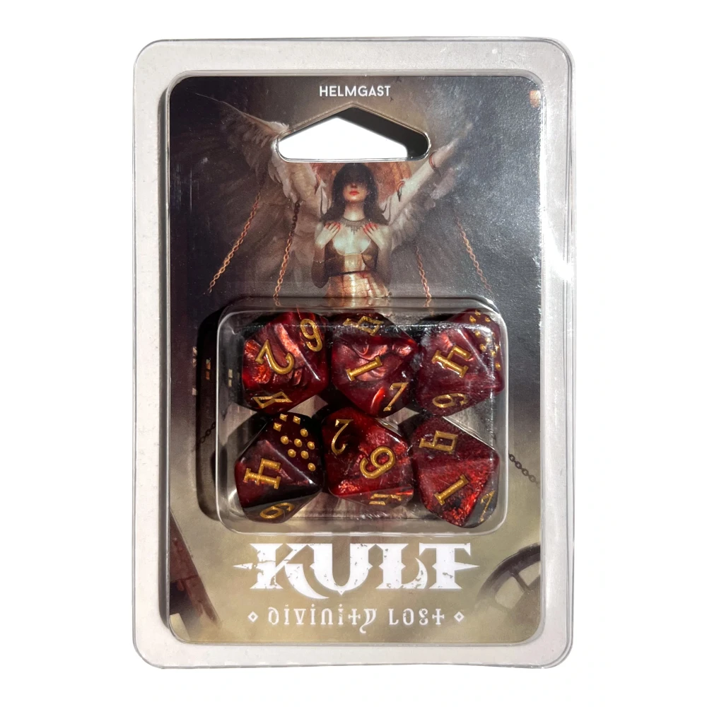Kult: Divinity Lost Dice Set (Inferno Edition)