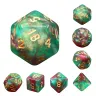 Dice Set - Forest Rubies