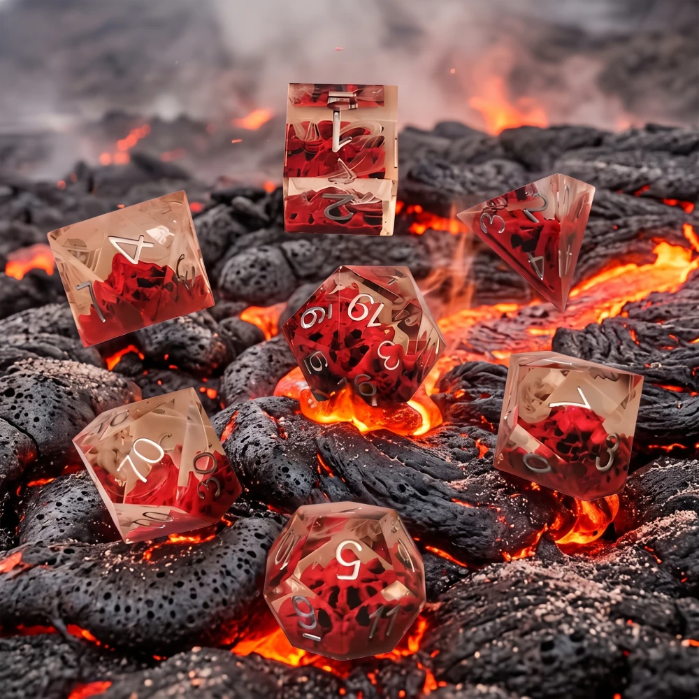 Würfelset - Feuergipfel