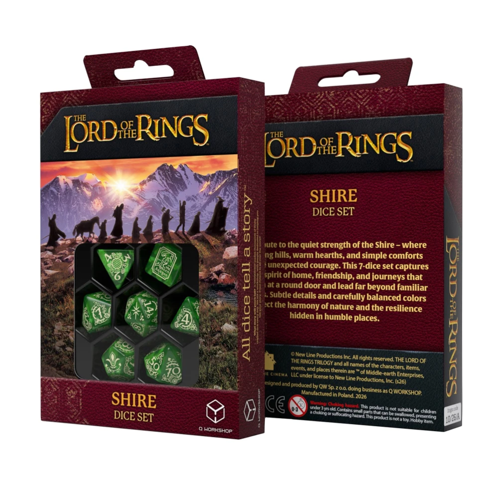 The Lord of the Rings Dice Set: The Shire