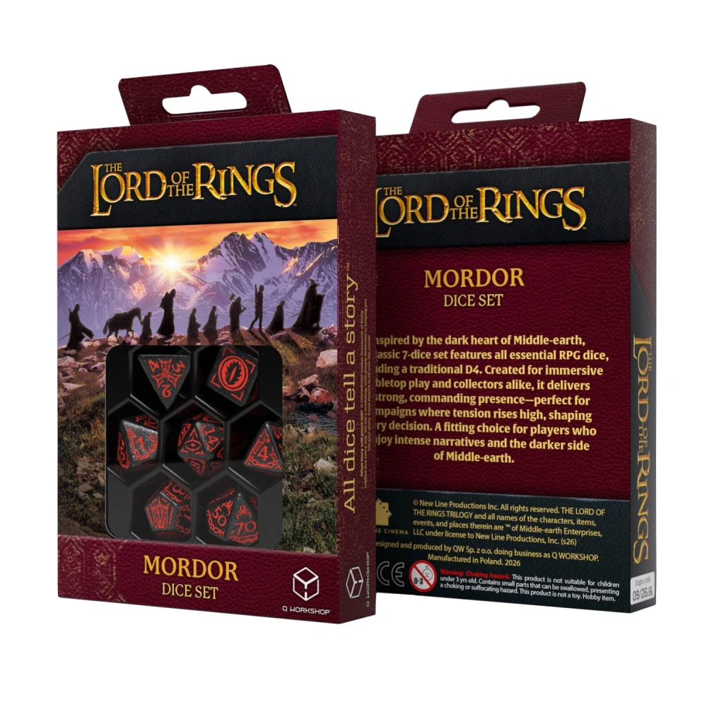 The Lord of the Rings Dice Set: Mordor