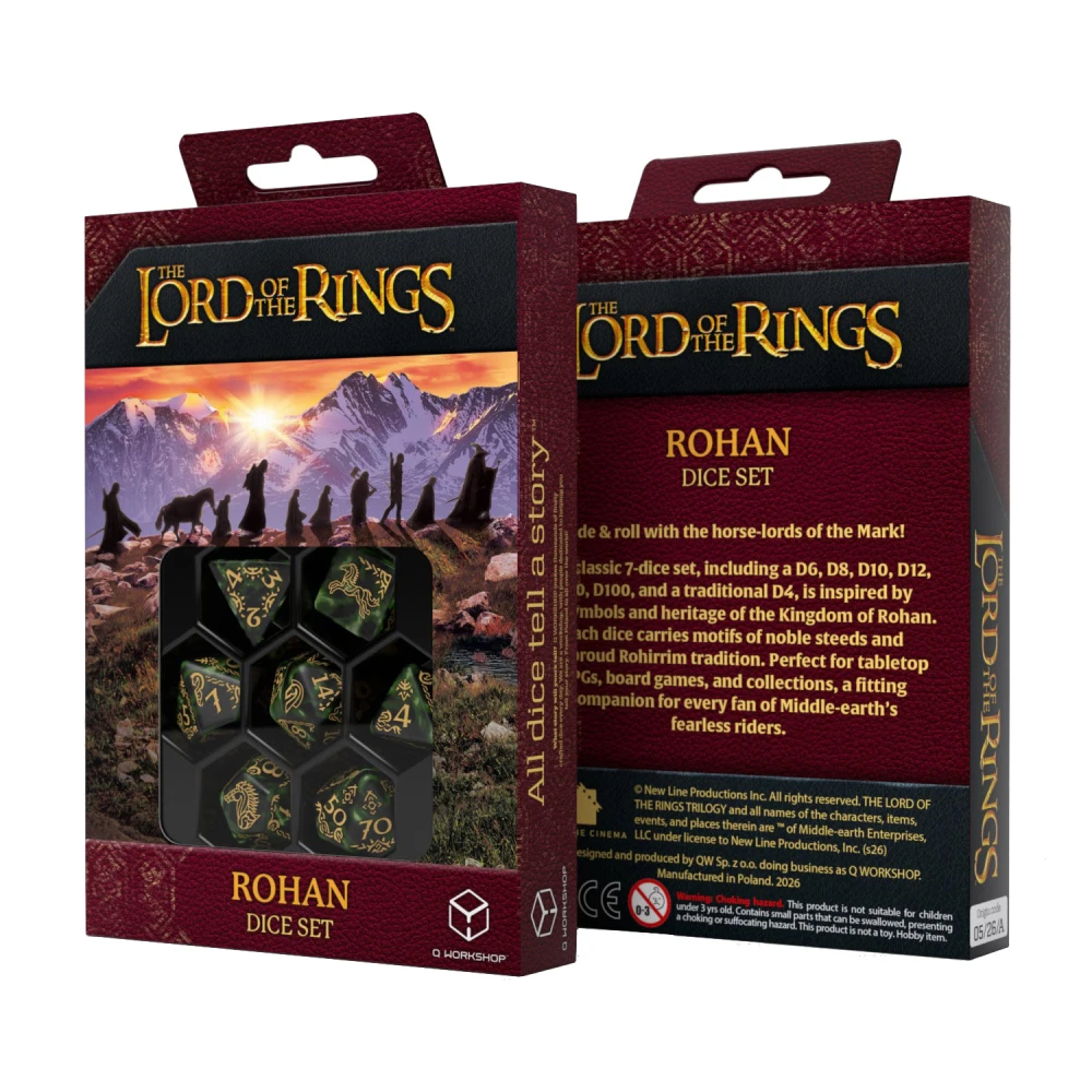 The Lord of the Rings Dice Set: Rohan