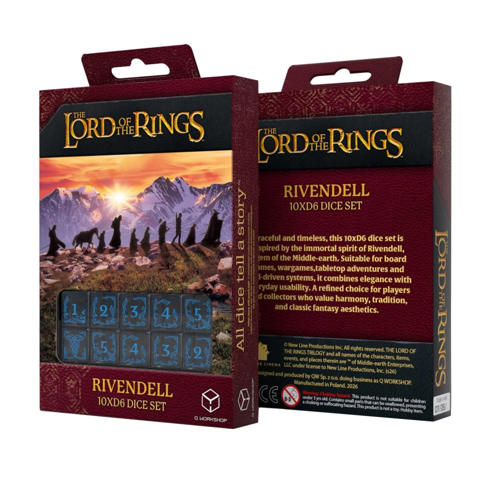 The Lord of the Rings Dice Set: Rivendell