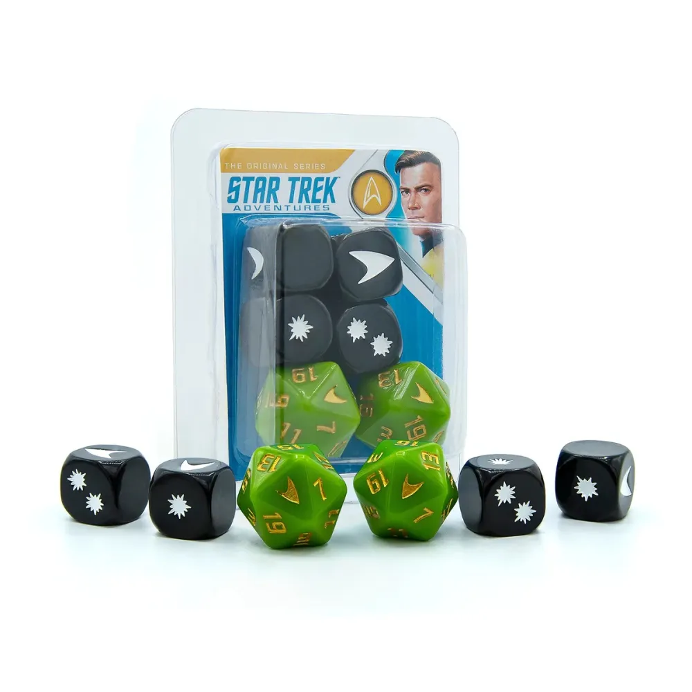 Star Trek Adventures Würfelset - Captain Kirk's Tunic Dice