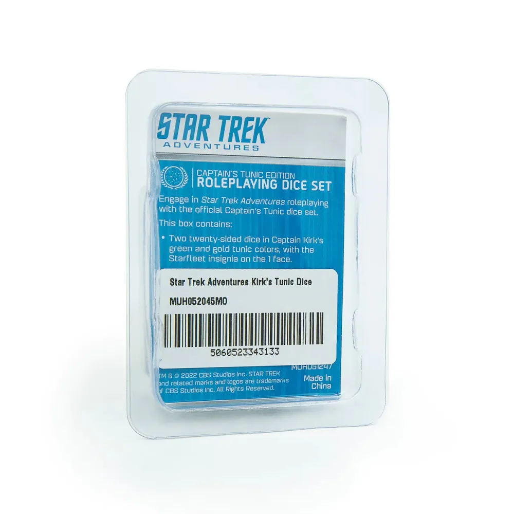 Star Trek Adventures Würfelset - Captain Kirk's Tunic Dice