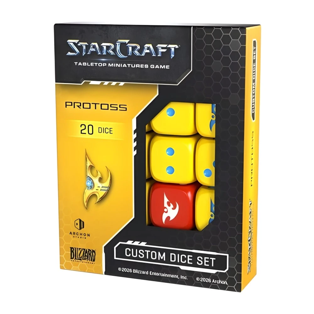 Sada kostek StarCraft: The Miniatures Game - Protoss