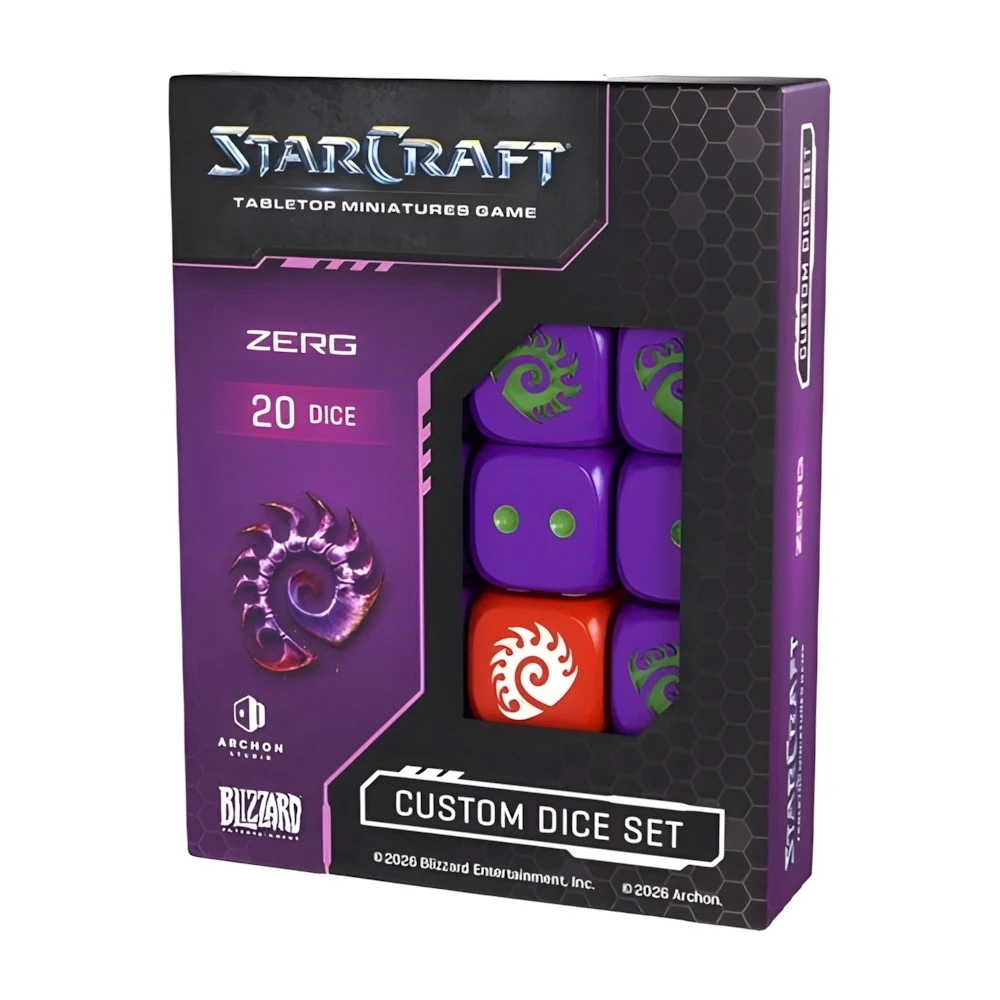 Sada kostek StarCraft: The Miniatures Game - Zerg