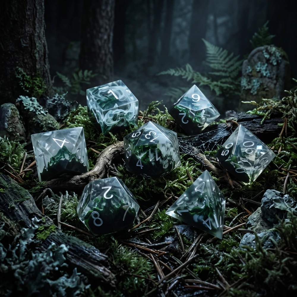 Würfelset - Dunkle Berge
