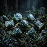 Würfelset - Dunkle Berge