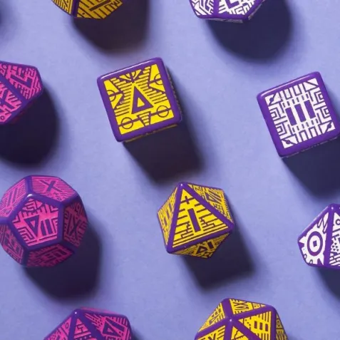 Ultraviolet Grasslands Dice Set