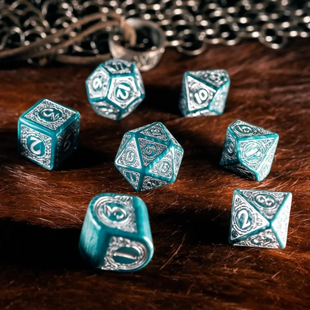 Viking Modern Dice Set - Mjolnir