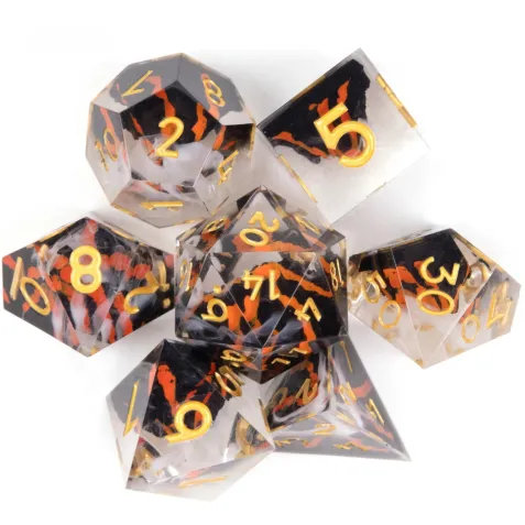 Dice Set - Volcano of Fate