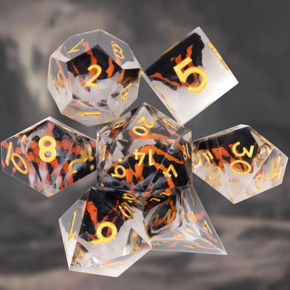 Dice Set - Volcano of Fate