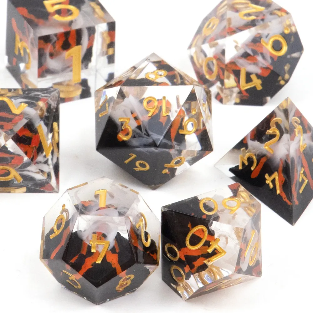 Dice Set - Volcano of Fate