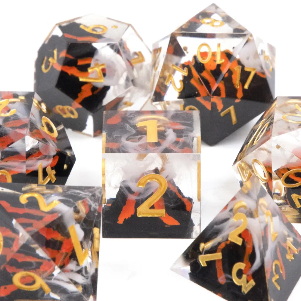 Dice Set - Volcano of Fate