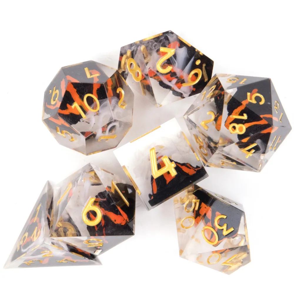 Dice Set - Volcano of Fate