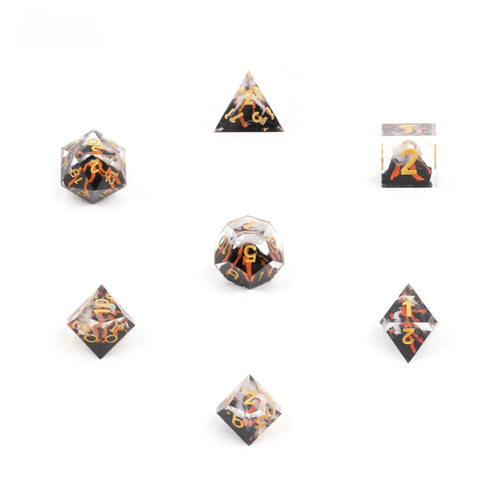 Dice Set - Volcano of Fate