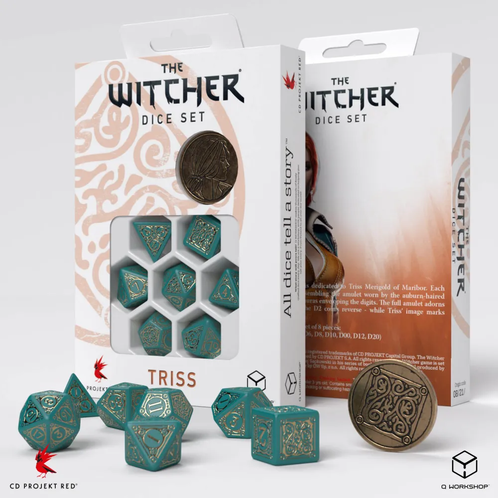 The Witcher Dice Set - Triss