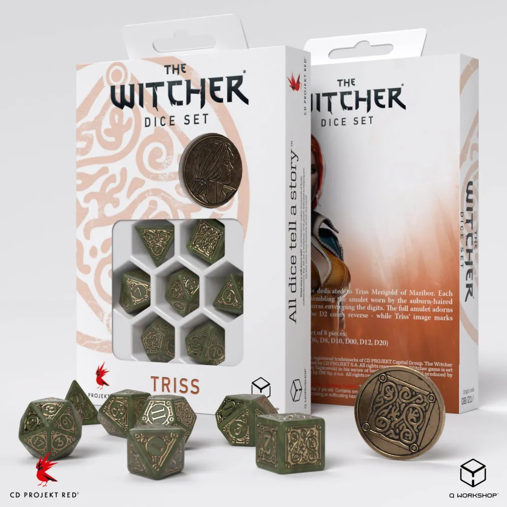 The Witcher Dice Set - Triss