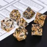 Dice Set - Golden Flakes