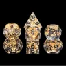 Dice Set - Golden Flakes